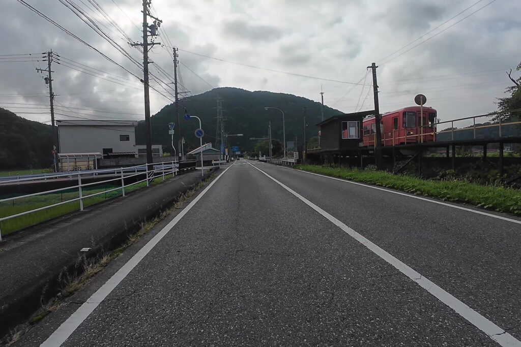 木知原駅付近(国道157号線)