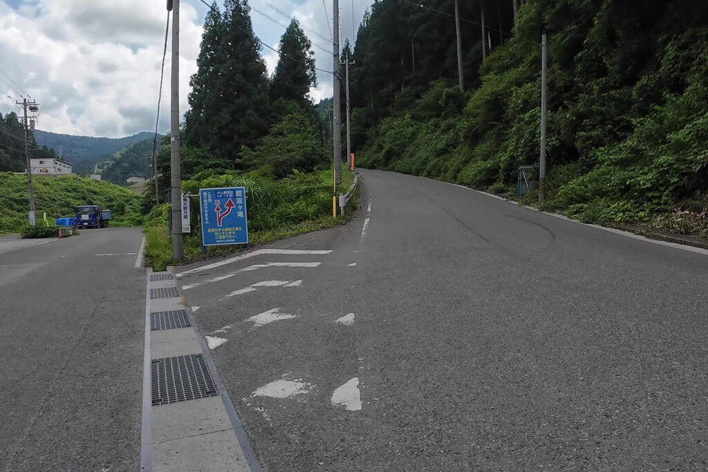 今立郡池田町小畑付近(県道34号線)