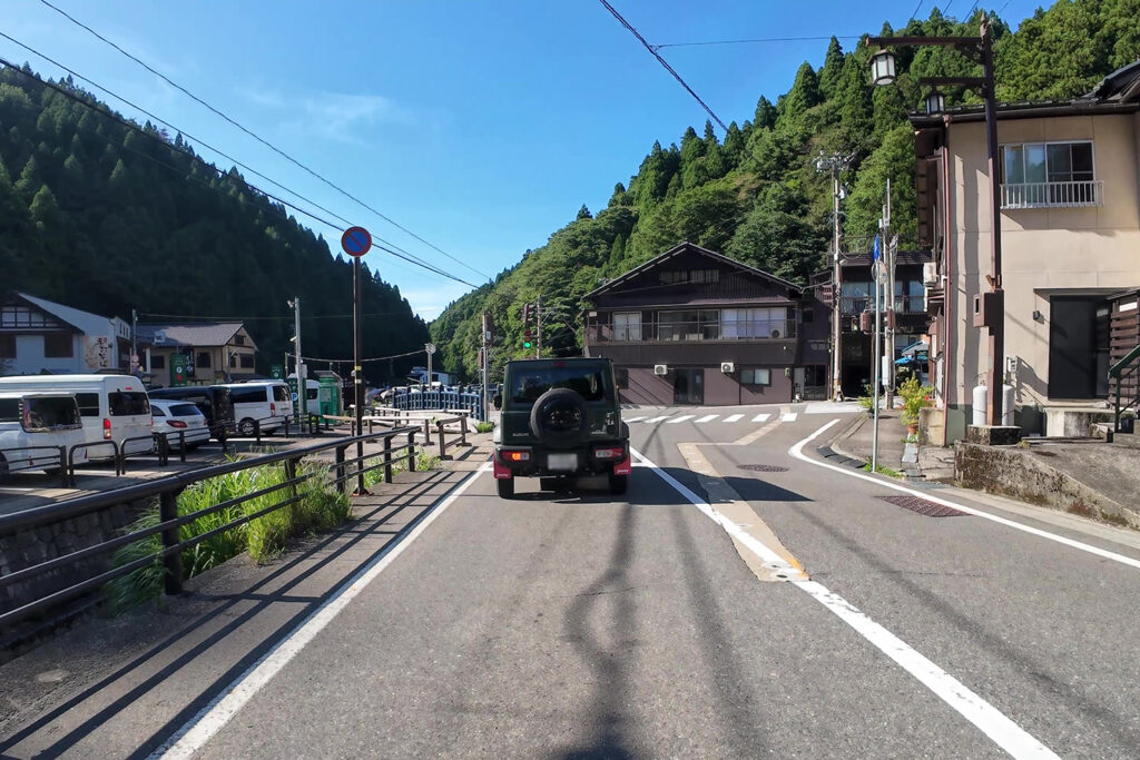 永平寺町志比付近(国道364号線)
